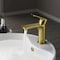 Kibi Tender Single Handle Bathroom Vanity Sink Faucet with Pop Up Drain C-KBF1019BG-KPW100BG - alternate 2